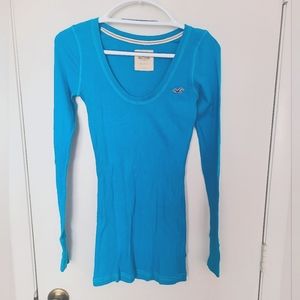 Blue Hollister Top